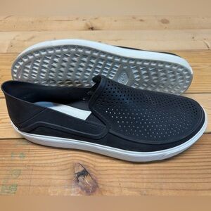 Black Slip-On Men's Loafers
